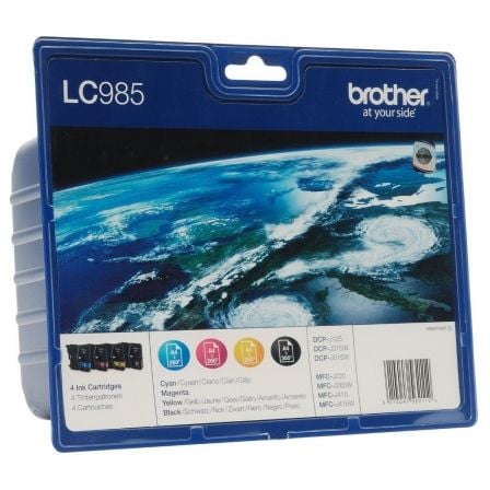 --Cartucho de Tinta Original Brother LC- 985 Multipack/ Cian/ Magenta/ Amarillo/ Negro-