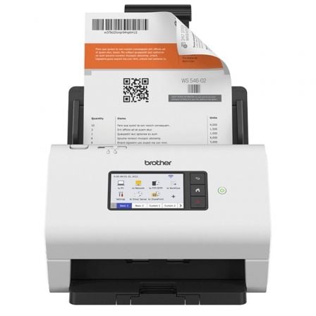 --Escáner Documental Brother ADS-4900W con Alimentador de Documentos ADF/ Doble cara-