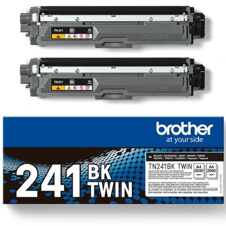 --Tóner Original Brother TN241BKTWIN Multipack/ 2x Negro-