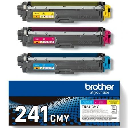 --Tóner Original Brother TN241CMY Multipack/ Cian/ Magenta/ Amarillo-