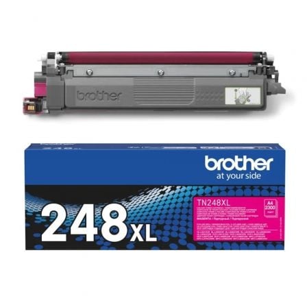 --Tóner Original Brother TN248XLM Alta Capacidad/ Magenta-