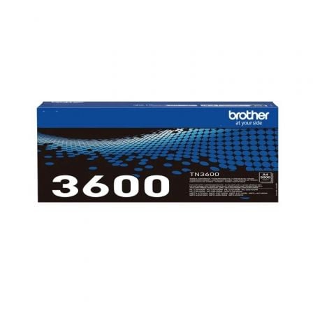 --Tóner Original Brother TN3600/ Negro-
