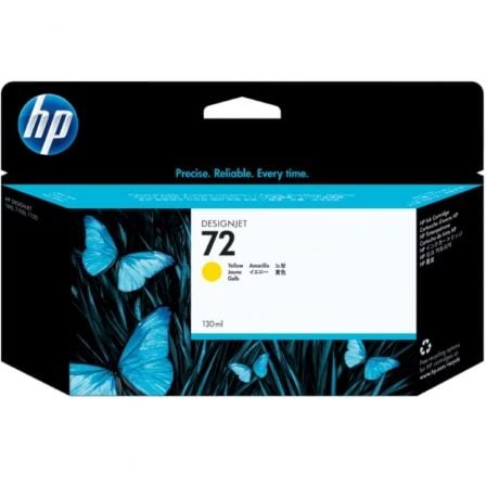 --Cartucho de Tinta Original HP nº72/ Amarillo-