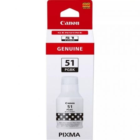 --Botella de Tinta Original Canon GI-51/ Negra-