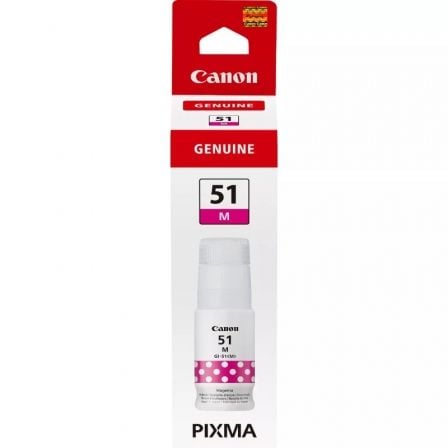 --Botella de Tinta Original Canon GI-51/ Magenta-