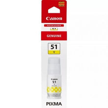 --Botella de Tinta Original Canon GI-51/ Amarilla-