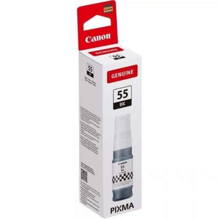 --Botella de Tinta Original Canon GI-55/ Negro-