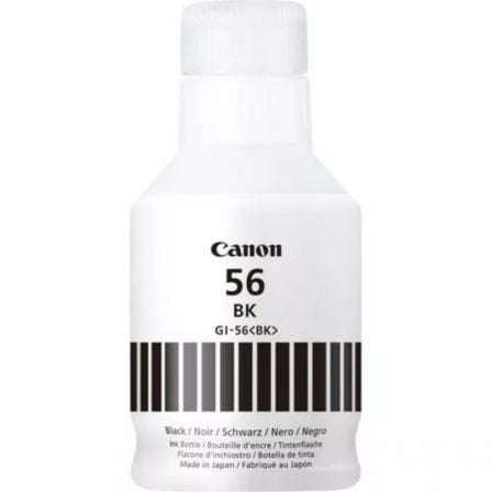 --Botella de Tinta Original Canon GI-56/ Negro-