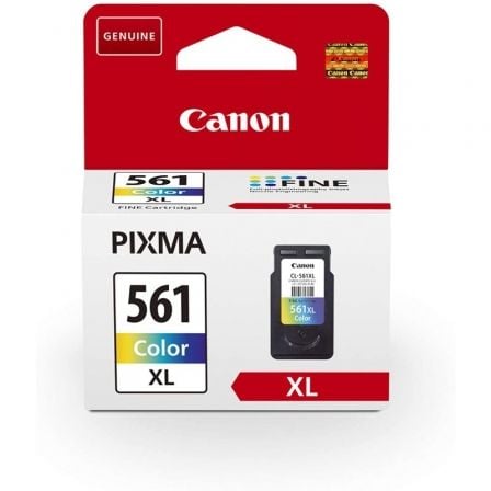 --Cartucho de Tinta Original Canon CL-561XL Alta Capacidad/ Tricolor-