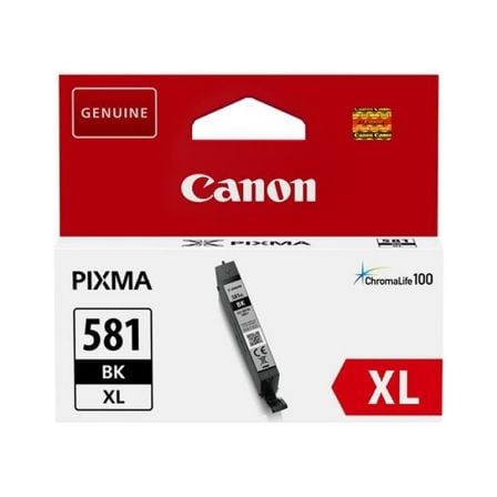 --Cartucho de Tinta Original Canon CLI-581BKXL Alta Capacidad/ Negro-