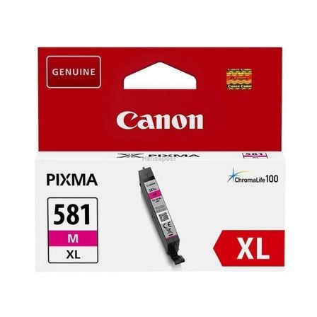 --Cartucho de Tinta Original Canon CLI-581MXL Alta Capacidad/ Magenta-