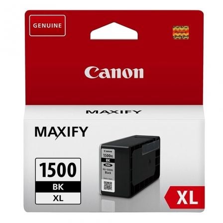 --Cartucho de Tinta Original Canon PGI-1500XL Alta Capacidad/ Negro-