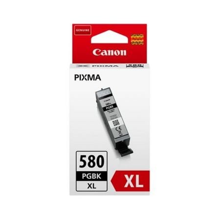 --Cartucho de Tinta Original Canon PGI-580PGBKXL Alta Capacidad/ Negro-