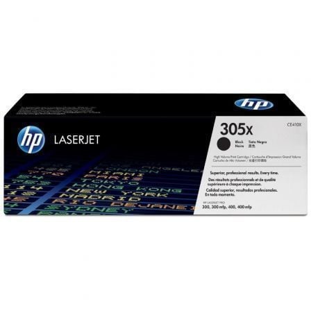 --Tóner Original HP nº305X XL Alta Capacidad/ Negro-