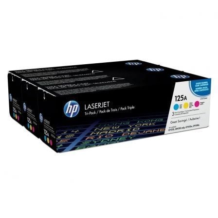 --Tóner Original HP nº125A Multipack/ Cian/ Magenta/ Amarillo-