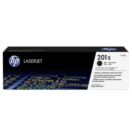 --Tóner Original HP nº201X XL Alta Capacidad/ Negro-
