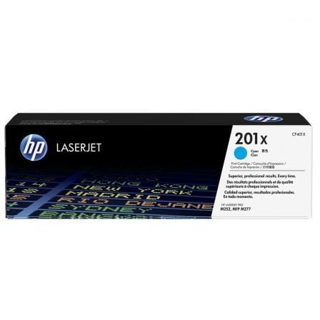 --Toner Original HP nº201X XL Alta Capacidad/ Cian-