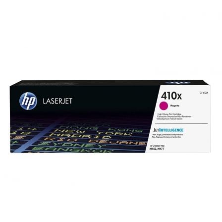 --Tóner Original HP nº410X XL Alta Capacidad/ Magenta-