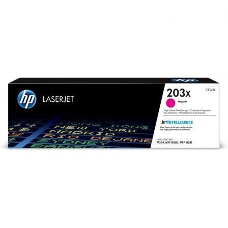 --Tóner Original HP nº203X XL Alta Capacidad/ Magenta-