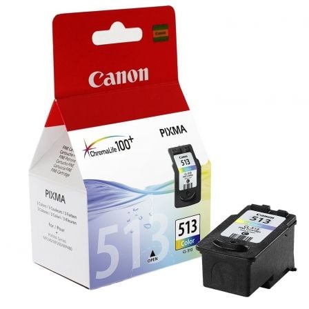 --Cartucho de Tinta Original Canon CL-513 Alta Capacidad/ Tricolor-