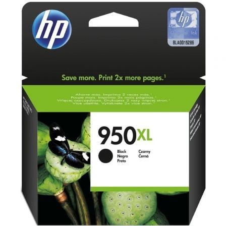 --Cartucho de Tinta Original HP nº950 XL Alta Capacidad/ Negro-