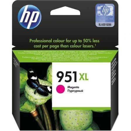 --Cartucho de Tinta Original HP nº951 XL Alta Capacidad/ Magenta-