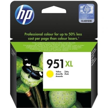 --Cartucho de Tinta Original HP nº951 XL Alta Capacidad/ Amarillo-