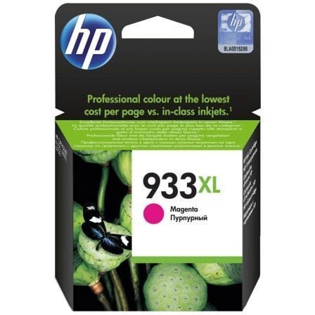 --Cartucho de Tinta Original HP nº933 XL Alta Capacidad/ Magenta-