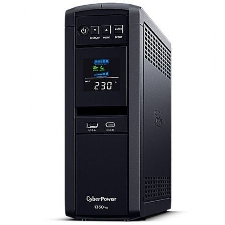 --SAI Línea Interactiva Cyberpower CP1350EPFCLCD/ 1350VA-810W/ 6 Salidas/ Formato Torre-