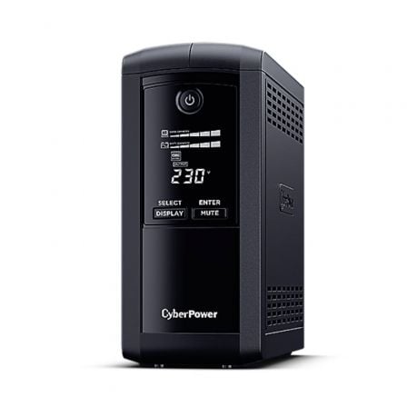 --SAI Línea Interactiva Cyberpower VP1000ELCD/ 1000VA-550W/ 4 Salidas/ Formato Torre-