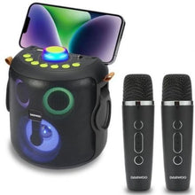 --Altavoz con Bluetooth Daewoo Karaoke DW3008/ 15W/ 1.0-