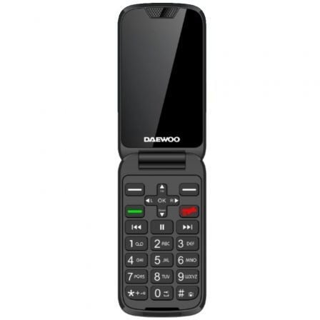 --Teléfono Móvil Daewoo DW8005 para Personas Mayores/ 4G/ Negro-