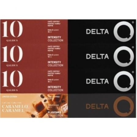--Cápsula Delta Combo Qualidus + Caramelo para cafeteras Delta/ Caja de 40-