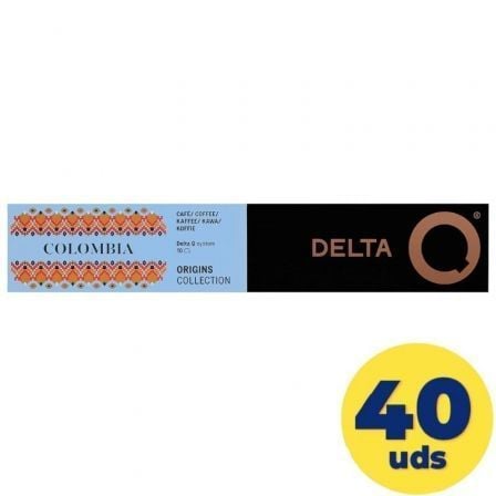 --Cápsula Delta Q Colombia para cafeteras Delta/ Caja de 40-