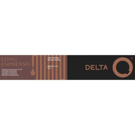 --Cápsula Delta Delta Q-Long Espresso para cafeteras Delta/ Caja de 10-