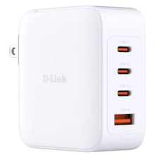 --Cargador de Pared GaN D-Link DCF-141/E/ 3xUSB Tipo-C/ 1xUSB/ 140W-