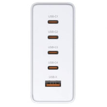 -1-Cargador Sobremesa GaN D-Link DCF-241/E/ 4xUSB Tipo-C/ 1xUSB/ 240W-1