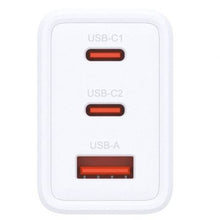 -1-Cargador de Pared GaN D-Link DCP-651/ 2xUSB Tipo-C/ 1xUSB/ 65W-1