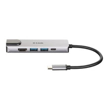 -1-Docking USB Tipo-C D-Link DUB-M520/ 2xUSB/ 1xUSB Tipo-C/ 1xHDMI 4K/ 1xRJ45/ 1xThunderbolt/ Gris-1