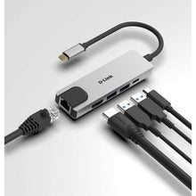 -2-Docking USB Tipo-C D-Link DUB-M520/ 2xUSB/ 1xUSB Tipo-C/ 1xHDMI 4K/ 1xRJ45/ 1xThunderbolt/ Gris-2