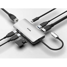 -3-Docking USB Tipo-C D-Link DUB-M810/ 3xUSB/ 1xUSB Tipo-C/ 1xThunderbolt/ 1xHDMI 4K/ 1xRJ45/ 1xLector tarjetas/ Gris-3