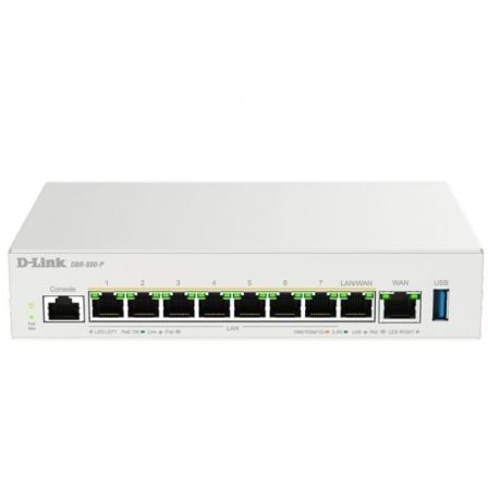 --Router VPN/Firewall/Switch D-Link DBR-600-P/E/ 9 Puertos-