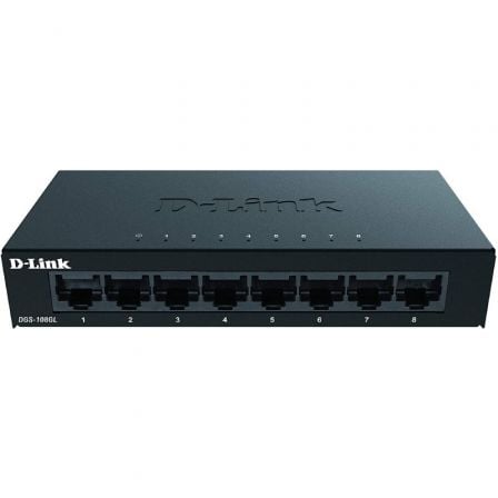 --Switch D-Link DGS-108GL 8 Puertos/ RJ-45 10/100/1000-