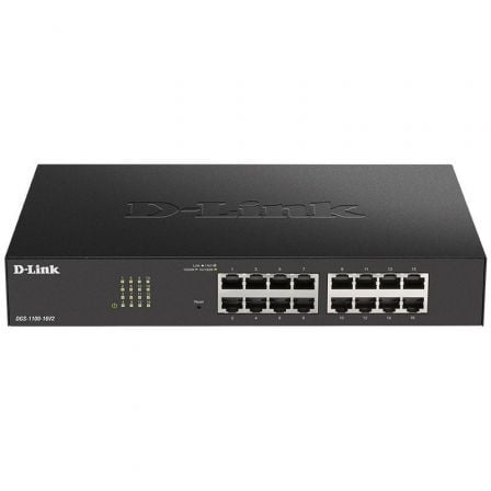 --Switch Gestionable D-Link DGS-1100-16V2 16 Puertos/ RJ-45 Gigabit 10/100/1000-