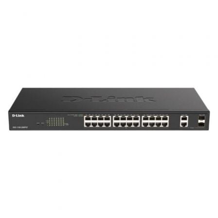 --Switch Gestionable D-Link DGS-1100-26MPV2 26 Puertos/ RJ-45 10/100/1000/ SFP/ PoE-