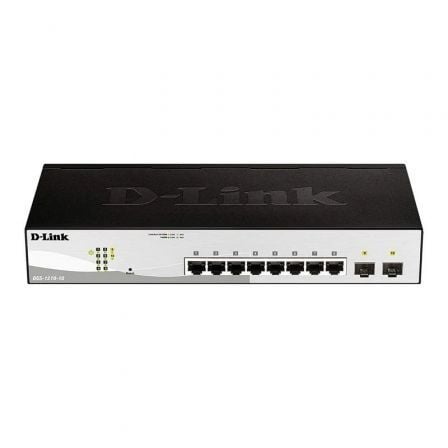--Switch D-Link DGS-1210-10 10 Puertos/ RJ-45 Gigabit 10/100/1000 SFP-