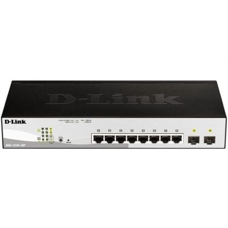 --Switch D-Link DGS-1210-10P 10 Puertos/ RJ-45 Gigabit 10/100/1000 PoE/ SFP-