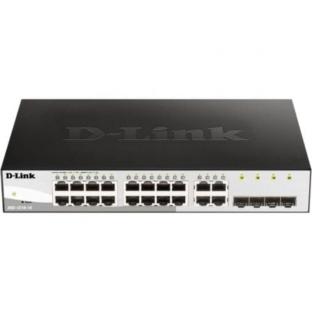 --Switch Gestionado D-Link DGS-1210-16 16 Puertos/ Gigabit 10/100/1000/ SFP-