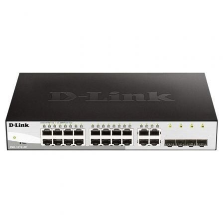 --Switch D-Link DGS-1210-20/ 20 Puertos/ RJ45 10/100/1000/ SFP-