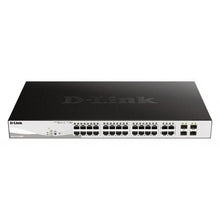 -1-Switch D-Link Smart Plus DGS-1210-28MP 28 Puertos/ RJ-45 10/100/1000 PoE/ SFP-1